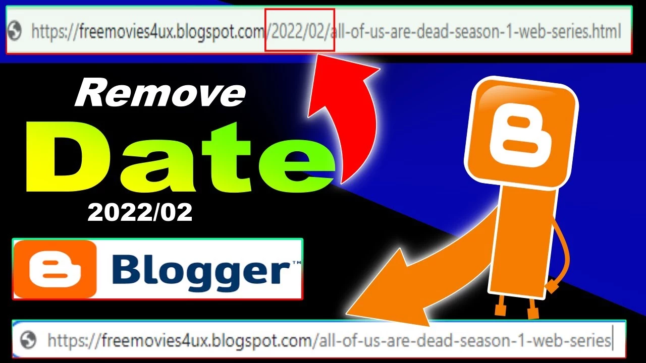 How To Remove Date From Blogger Post URL