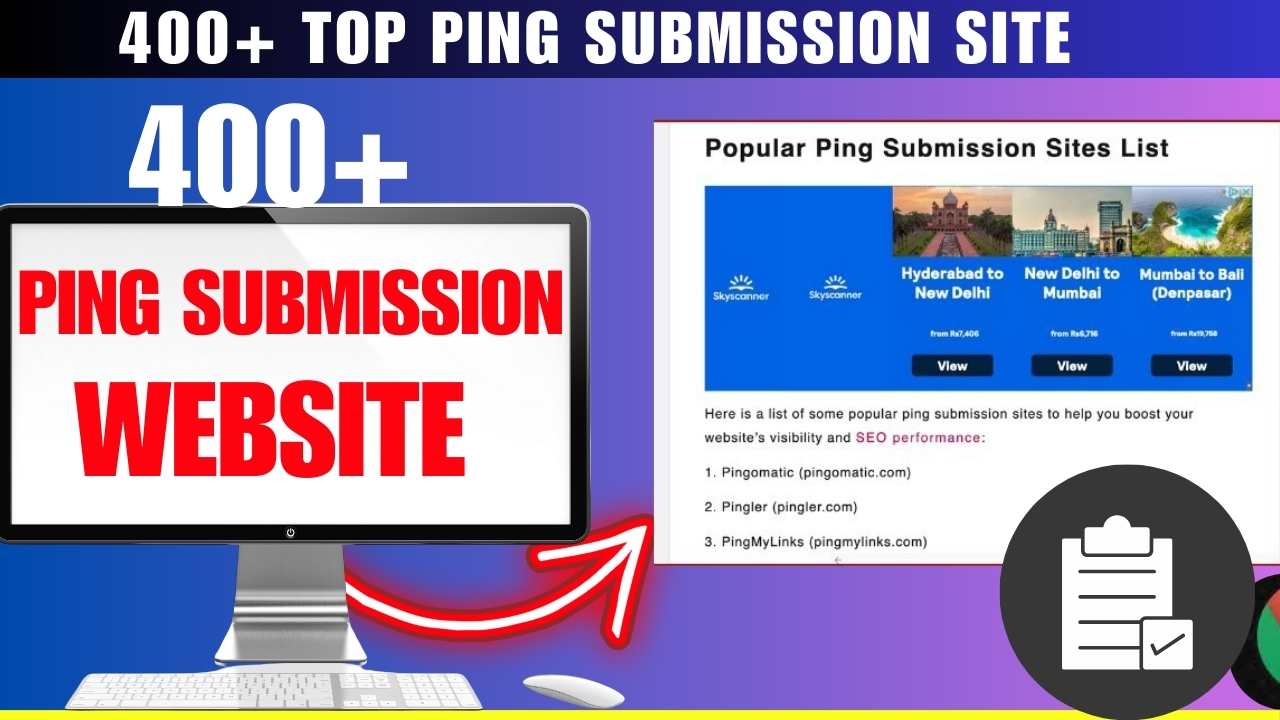 Ping Submission Sites